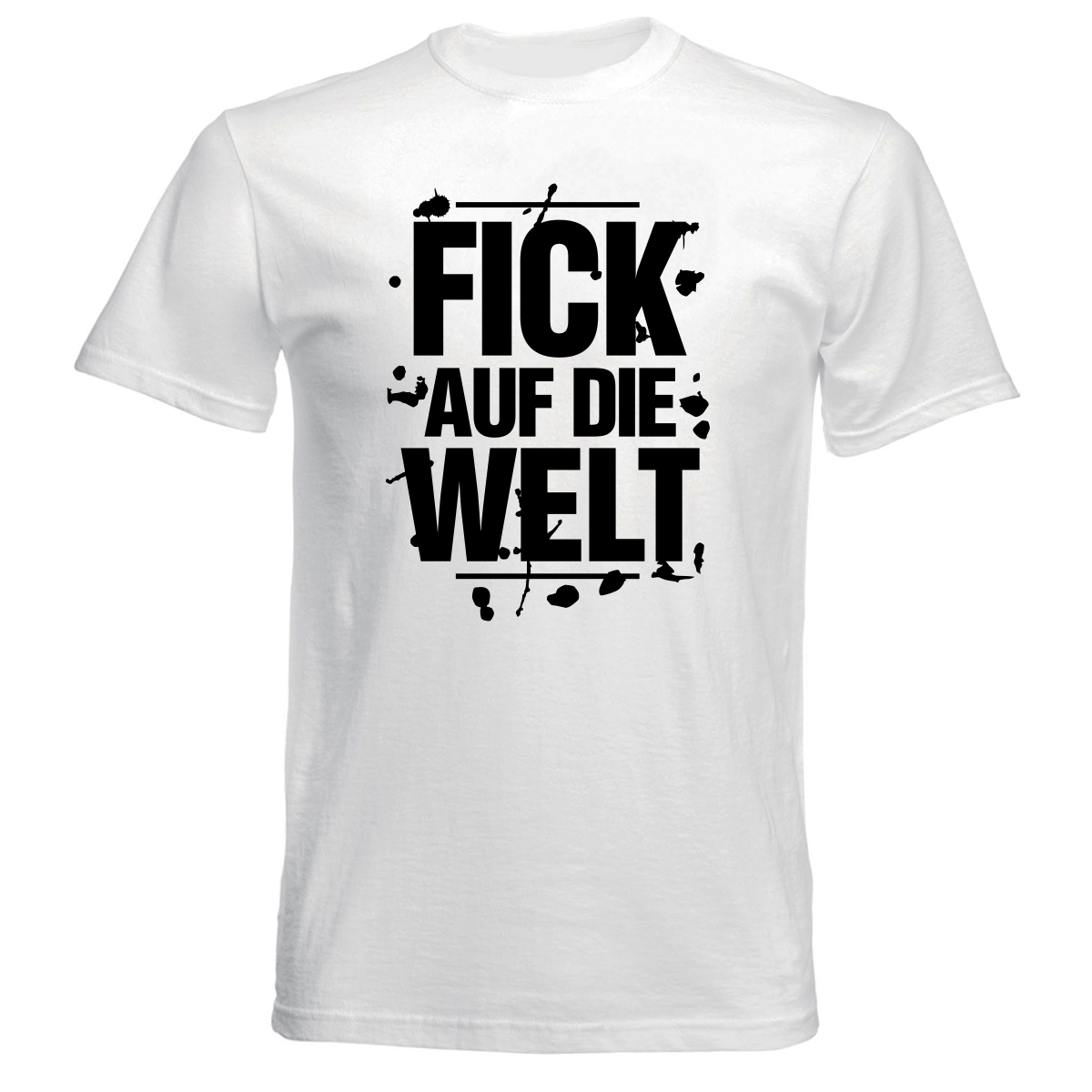 Bild von FICK AUF DIE WELT - SHIRT (weiß)